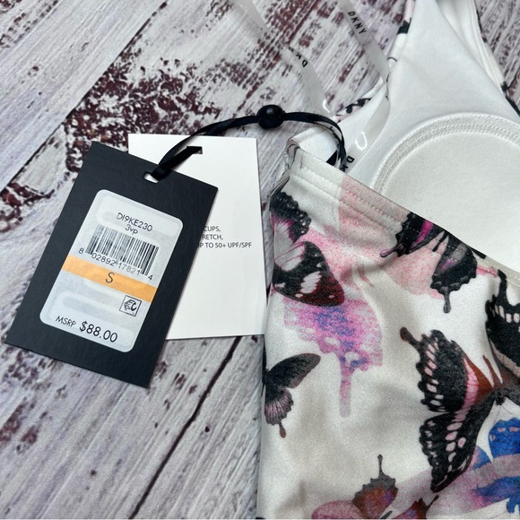 DKNY Butterfly Tankini Swim Top - Picture 5 of 5
